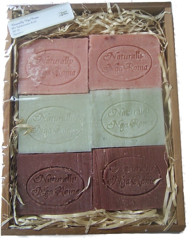 6 Pack Handmade Soap Gift Box 6 Pack Handmade Soap Gift Box
